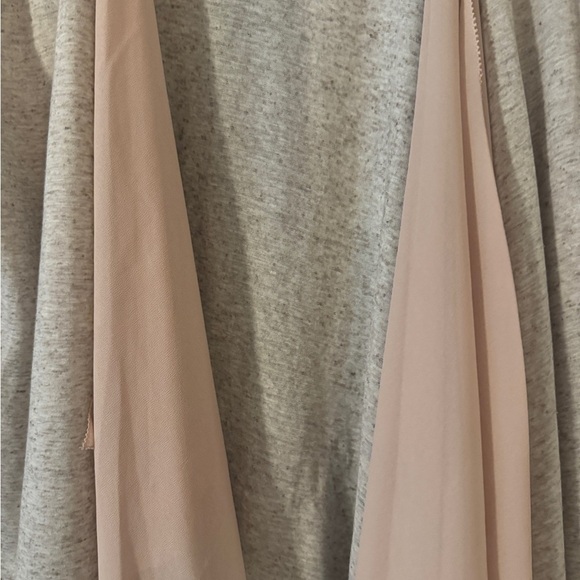 Brixton Ivy XL Women's Gray and Pink Open Front Cardigan - Picture 3 of 6